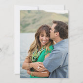 水彩画の（ユダヤ教）メノラーのハヌカーの平らな写真カード シーズンカード (裏面)