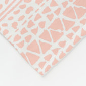 水彩画のBullのスカルの羽および矢のアズテック人 フリースブランケット (角)