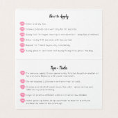 水彩画のLippiesの名刺は-先端適用し、 名刺 (内部フラット)