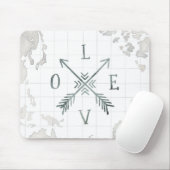 水彩画のWanderlustの冒険III |愛 マウスパッド (マウス)