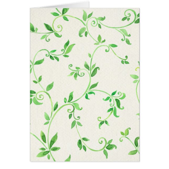 水彩画はパターンを去ります (正面)