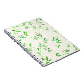 水彩画はパターンを去ります ノートブック (右側)