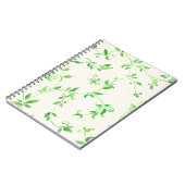 水彩画はパターンを去ります ノートブック (左側)