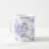 水彩画はパターンを振りましたり及び出荷します コーヒーマグカップ (正面左)