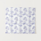 水彩画はパターンを振りましたり及び出荷します タペストリー (正面(横))