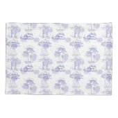 水彩画はパターンを振りましたり及び出荷します 枕カバー (裏面-左)