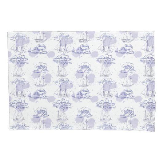 水彩画はパターンを振りましたり及び出荷します 枕カバー (正面左)