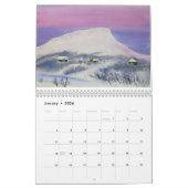 水彩画は壁2019年を美化します カレンダー (1月 2026)