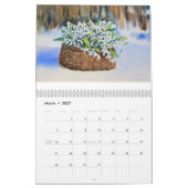 水彩画は壁2019年を美化します カレンダー (3月 2027)