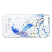 水彩画は日曜日のキャッチャーの夢の大きい夢に羽をつけます Case-Mate iPhoneケース (裏面(横))