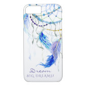 水彩画は日曜日のキャッチャーの夢の大きい夢に羽をつけます Case-Mate iPhoneケース (裏面)