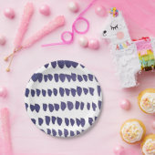 水彩画は紙皿に斑点を付けます ペーパープレート (パーティー)