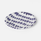 水彩画は紙皿に斑点を付けます ペーパープレート (アングル)