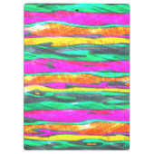 水彩画は縞で飾ります クリップボード (裏面)