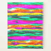 水彩画は縞で飾ります プランナー手帳 (裏面)