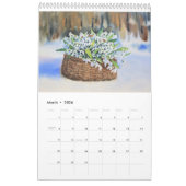 水彩画は2019壁掛けカレンダーを美化します カレンダー (3月 2026)