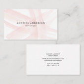 水彩画は|の名刺をなでます 名刺 (正面/裏面)