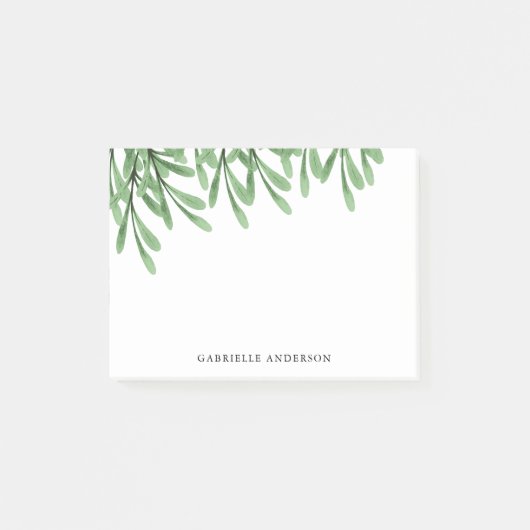 水彩画は|をパーソナライズ去ります ポストイット (正面)