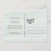 水彩画はl休日の写真の郵便はがきを望みます シーズンポストカード (裏面)