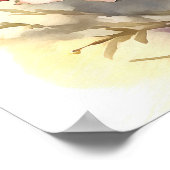 水彩画やる気を起こさせる画ポスター100 ポスター (角)