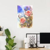 水彩画やる気を起こさせる画ポスター100 ポスター (ホームオフィス)