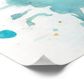 水彩画やる気を起こさせる画ポスター10 ポスター (角)