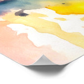 水彩画やる気を起こさせる画ポスター18 ポスター (角)