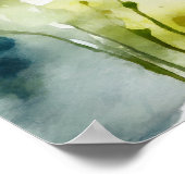 水彩画やる気を起こさせる画ポスター26 ポスター (角)