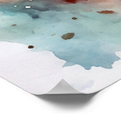 水彩画やる気を起こさせる画ポスター46 ポスター (角)