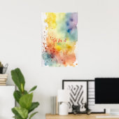 水彩画やる気を起こさせる画ポスター46 ポスター (ホームオフィス)