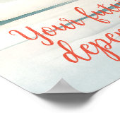 水彩画やる気を起こさせる画ポスター50 ポスター (角)