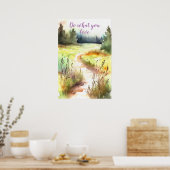 水彩画やる気を起こさせる画ポスター67 ポスター (キッチン)