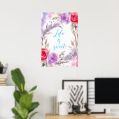 水彩画やる気を起こさせる画ポスター7 ポスター (ホームオフィス)