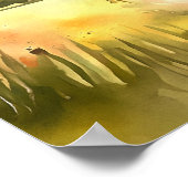 水彩画やる気を起こさせる画ポスター93 ポスター (角)