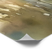 水彩画やる気を起こさせる画ポスター97 ポスター (角)