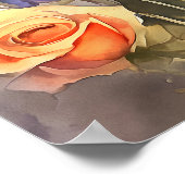 水彩画やる気を起こさせる画ポスター99 ポスター (角)