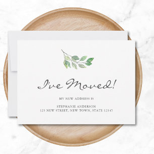 水彩画を動か離れした 案内状