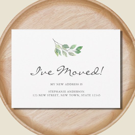 水彩画を動か離れした 案内状