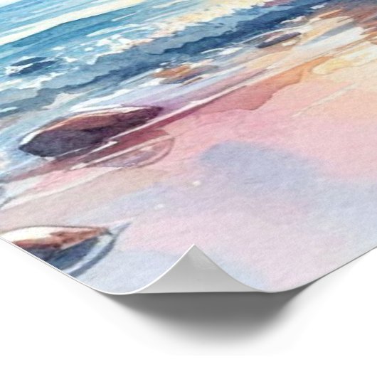 水彩画イエズアート ポスター (角)