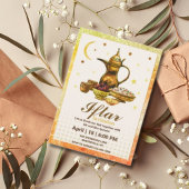 水彩画イフタルパーティー招待状 招待状