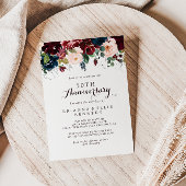 水彩画イラスト 50周年結婚記念日 招待状