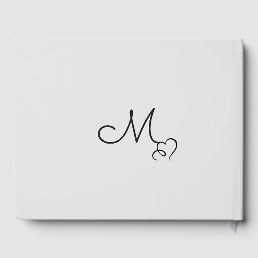 水彩画ウェディングフォトゲストブック ゲストブック (裏面)