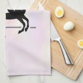 水彩画エレガント面のドレスージライダー キッチンタオル (四つ折り)