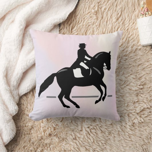 水彩画エレガント面のドレスージライダー クッション (ブランケット)