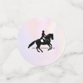 水彩画エレガント面のドレスージライダー コンフェッティ (スモール正面)