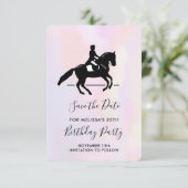 水彩画エレガント面のドレスージライダー セーブザデート (スタンド正面)