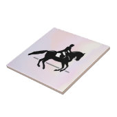 水彩画エレガント面のドレスージライダー タイル (側面)