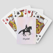 水彩画エレガント面のドレスージライダー トランプ (裏面)