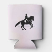 水彩画エレガント面のドレスージライダー 缶クーラー (裏面)