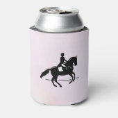 水彩画エレガント面のドレスージライダー 缶クーラー (缶裏面)